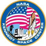 Kennedy Space Center logoen vektor image